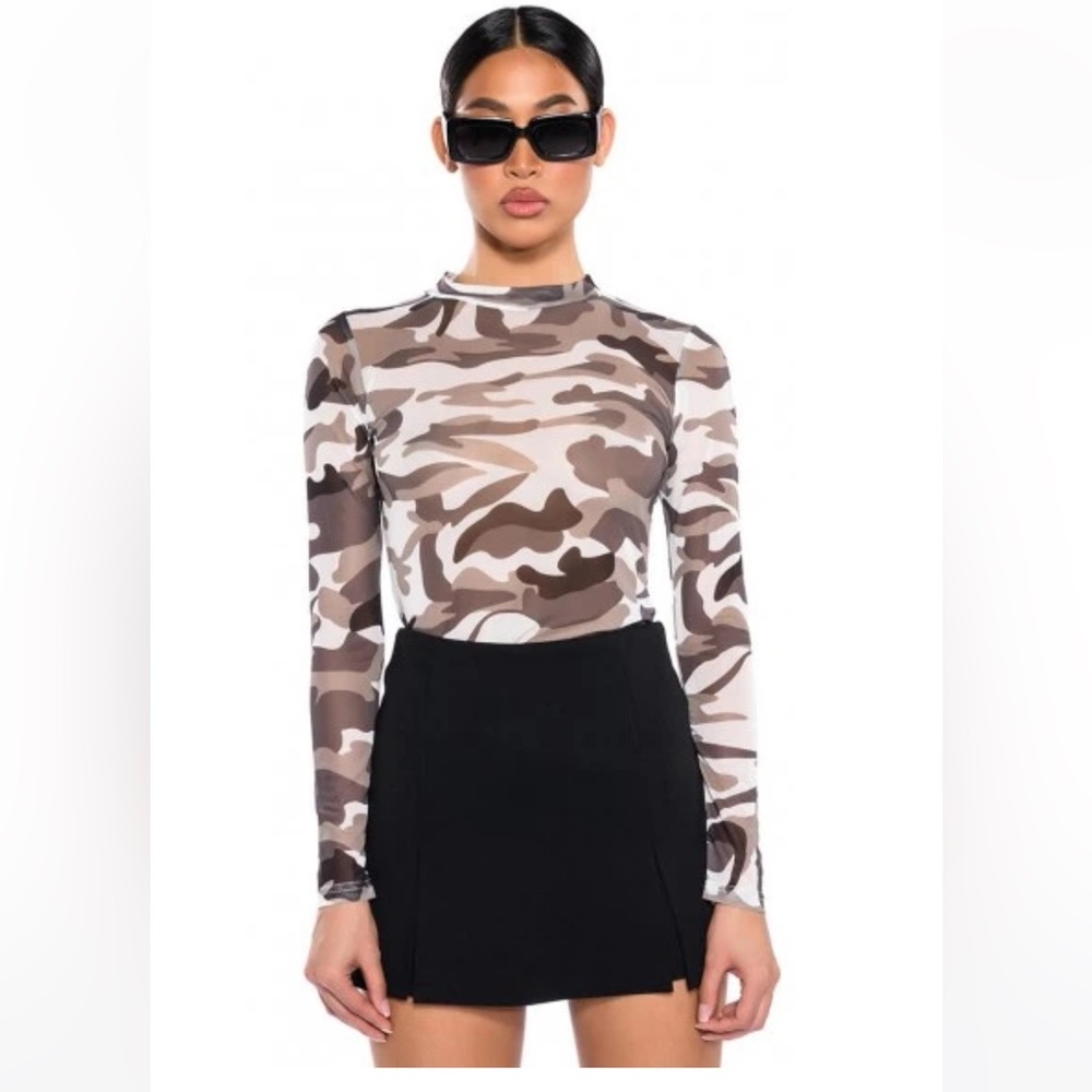 NEW Akira - CAMO MESH BODYSUIT